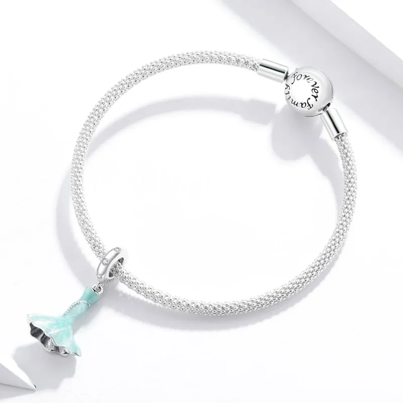 (image for) Pandora Style Fishtail Skirt Charm - SCC1647 - View 3