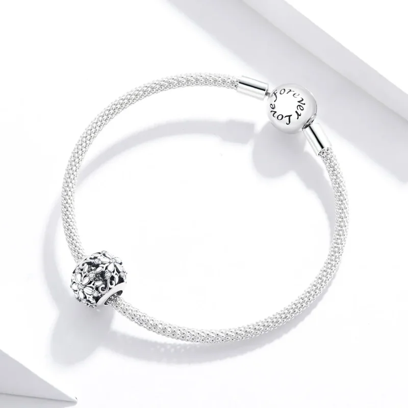 (image for) Pandora Style Openwork Snowflakes Charm - SCC1651 - View 3