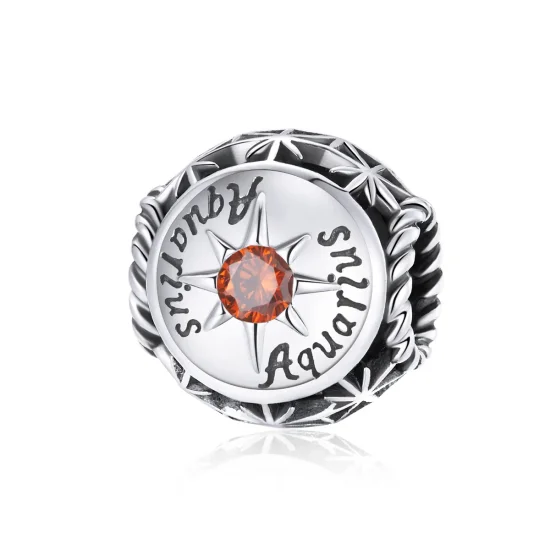 (image for) Pandora Style Shining Aquarius Charm - SCC1725-11