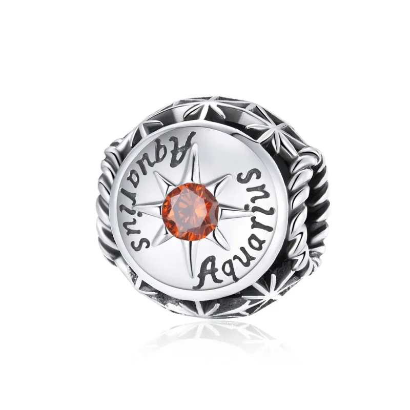 (image for) Pandora Style Shining Aquarius Charm - SCC1725-11