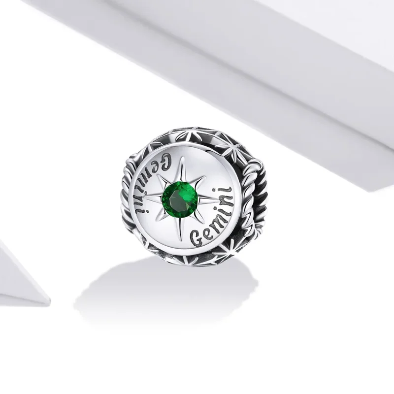 (image for) Pandora Style Shining Gemini Charm - SCC1725-7 - View 2