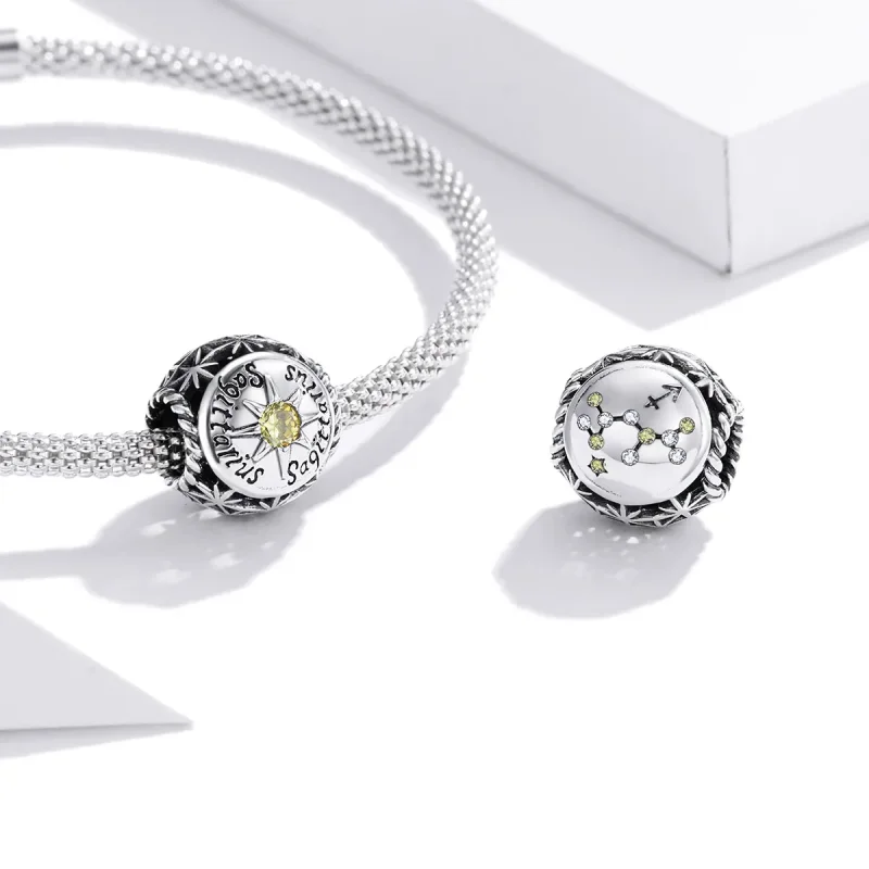 (image for) Pandora Style Shining Sagittarius Charm - SCC1725-9 - View 3