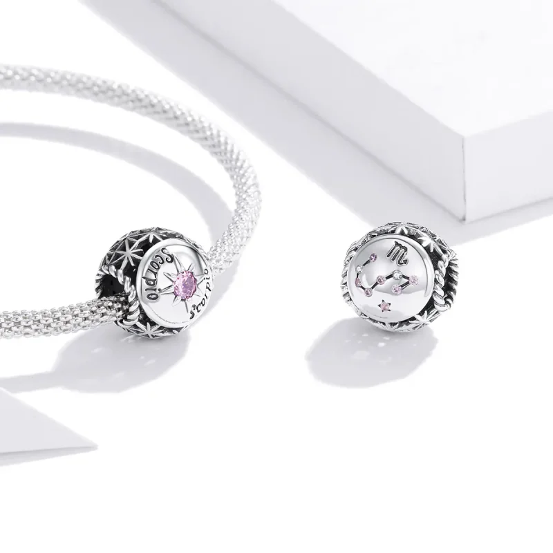 (image for) Pandora Style Shining Scorpio Charm - SCC1725-3 - View 3