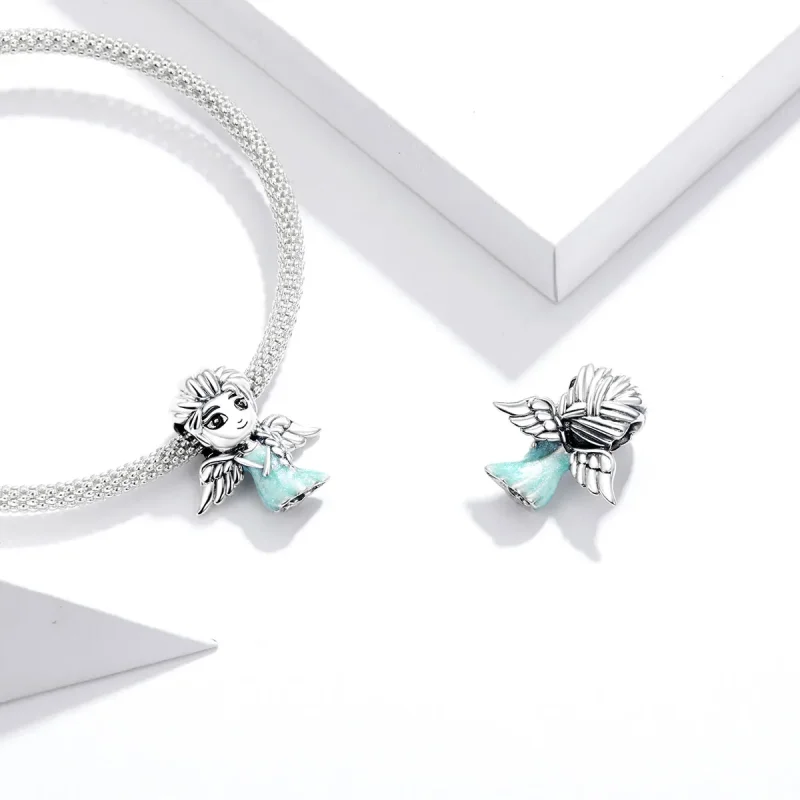 (image for) Pandora Style Snow Fairy Charm - SCC1652 - View 4
