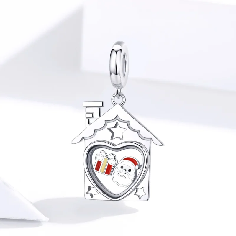 (image for) Pandora Style Silver Santa Claus Charm - SCC1357 - View 3