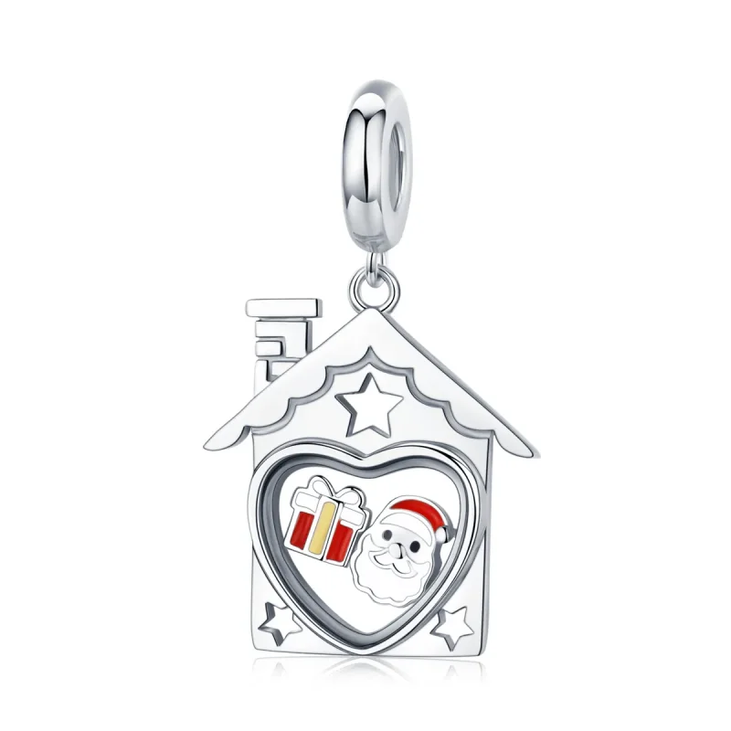 (image for) Pandora Style Silver Santa Claus Charm - SCC1357