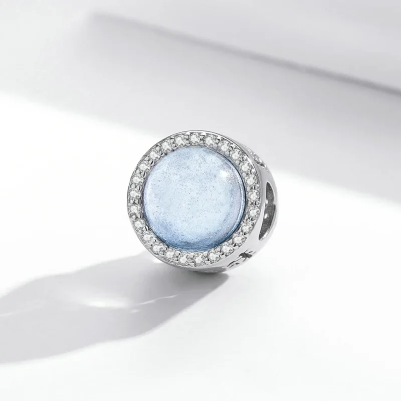 (image for) Pandora Style Silver Snow on Christmas Eve Charm - SCC2040 - View 2