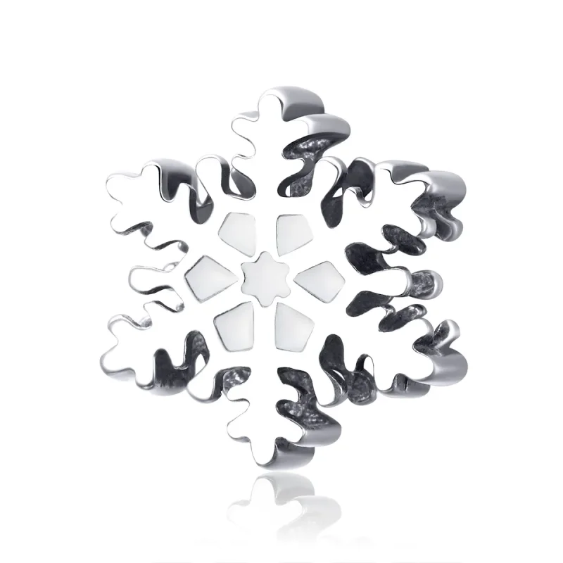(image for) Pandora Style Silver snowflakes Charm - SCC1037