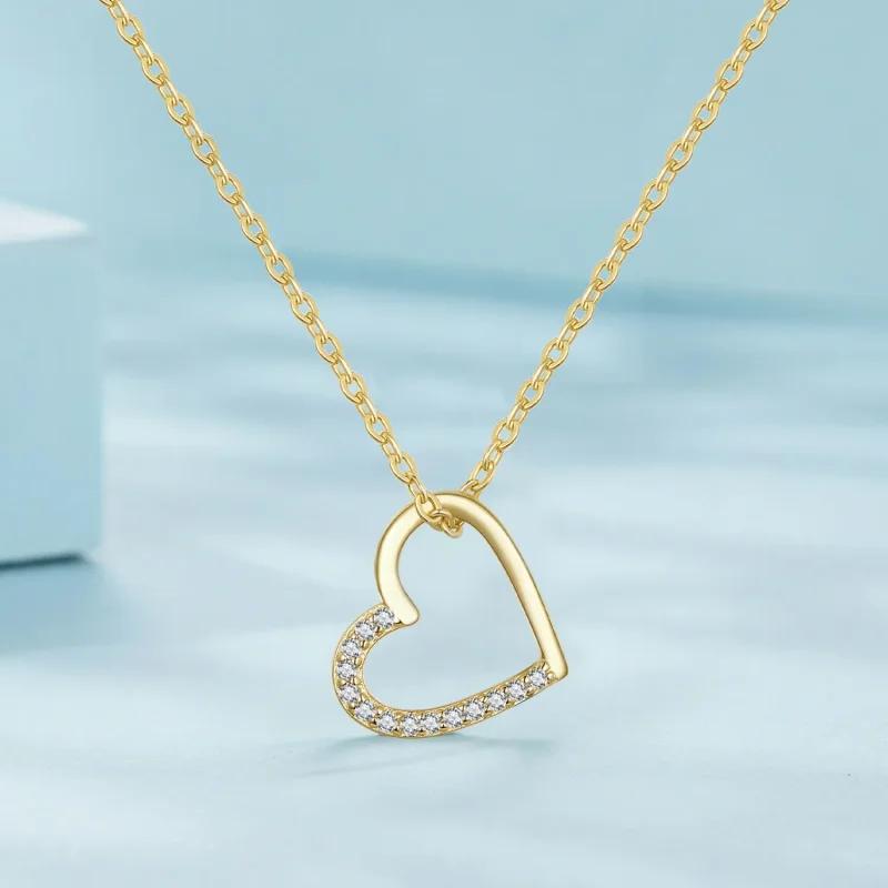 (image for) 14K Pandora Style Necklace - SCN347-B - View 2