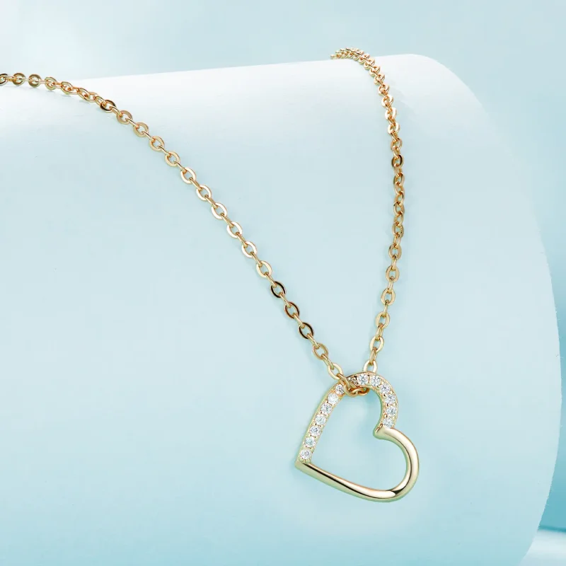 (image for) 14K Pandora Style Necklace - SCN347-B - View 3