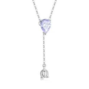 (image for) Amethyst Necklace Pandora Style - BSN271
