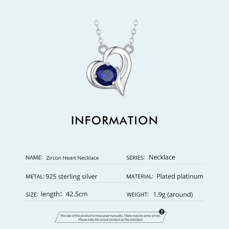(image for) Asymmetrical Heart Necklace Pandora Style - SCN487 - View 5
