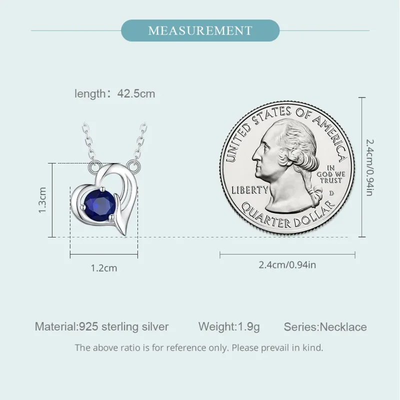 (image for) Asymmetrical Heart Necklace Pandora Style - SCN487 - View 6