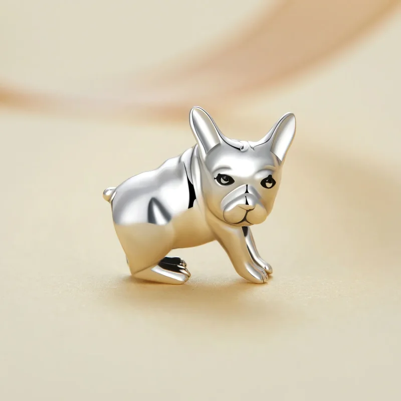 (image for) Bulldog Pandora Style Charm - BSC796 - View 2
