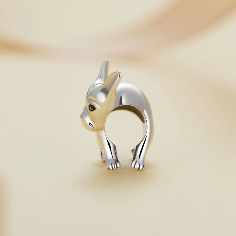 (image for) Bulldog Pandora Style Charm - BSC796 - View 3