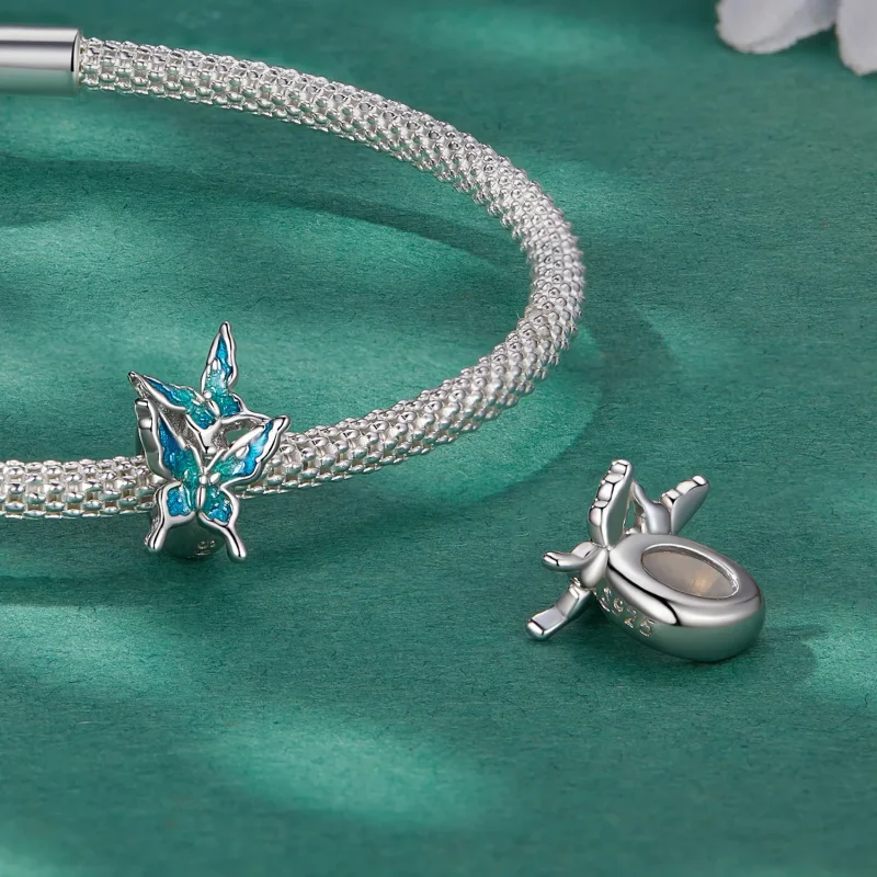 (image for) Butterfly Spacer Charm Pandora Style - BSC789 - View 4