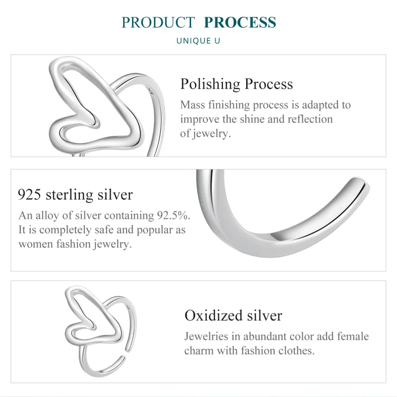 (image for) Cheap Pandora Style Rings - BSR400 - View 6