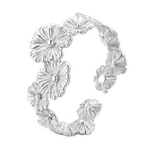 (image for) Classic Daisy Flower Band Ring - BSR382