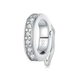 (image for) Clear Sparkle Spacer Charm - BSC886