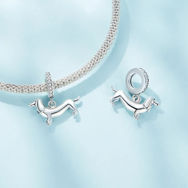 (image for) Dachshund Pandora Style Charm - SCC2561 - View 4