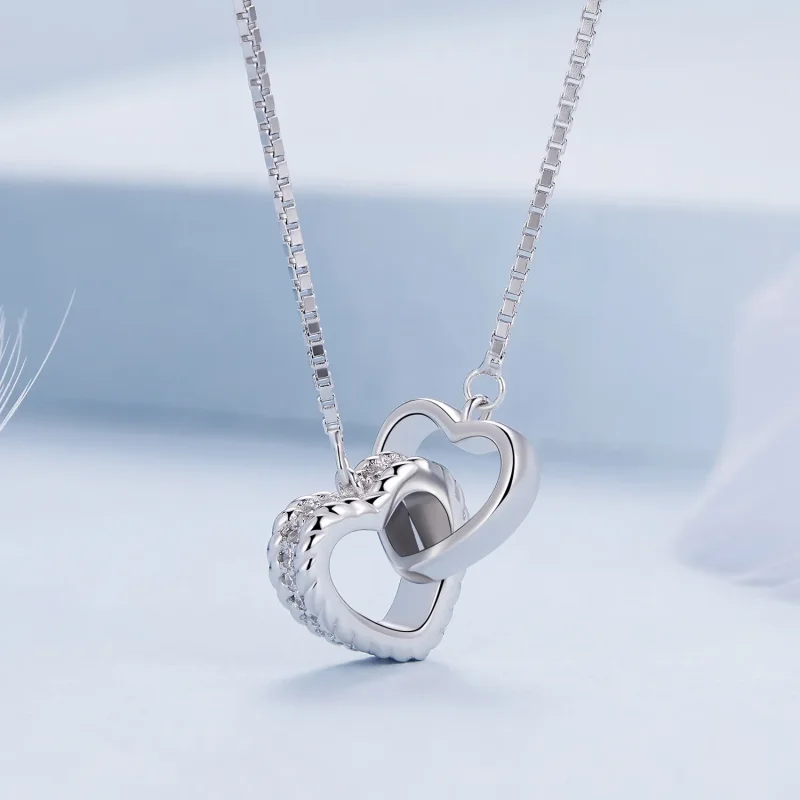(image for) Entwined Necklace Pandora Style - BSN339 - View 3