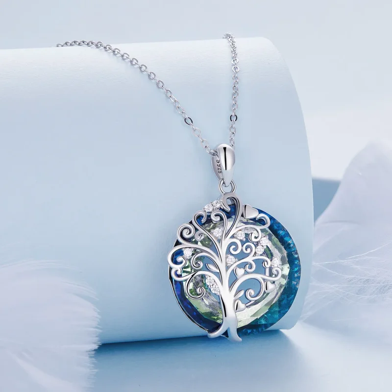 (image for) Family Circle Necklace Pandora Style - BSN315 - View 2