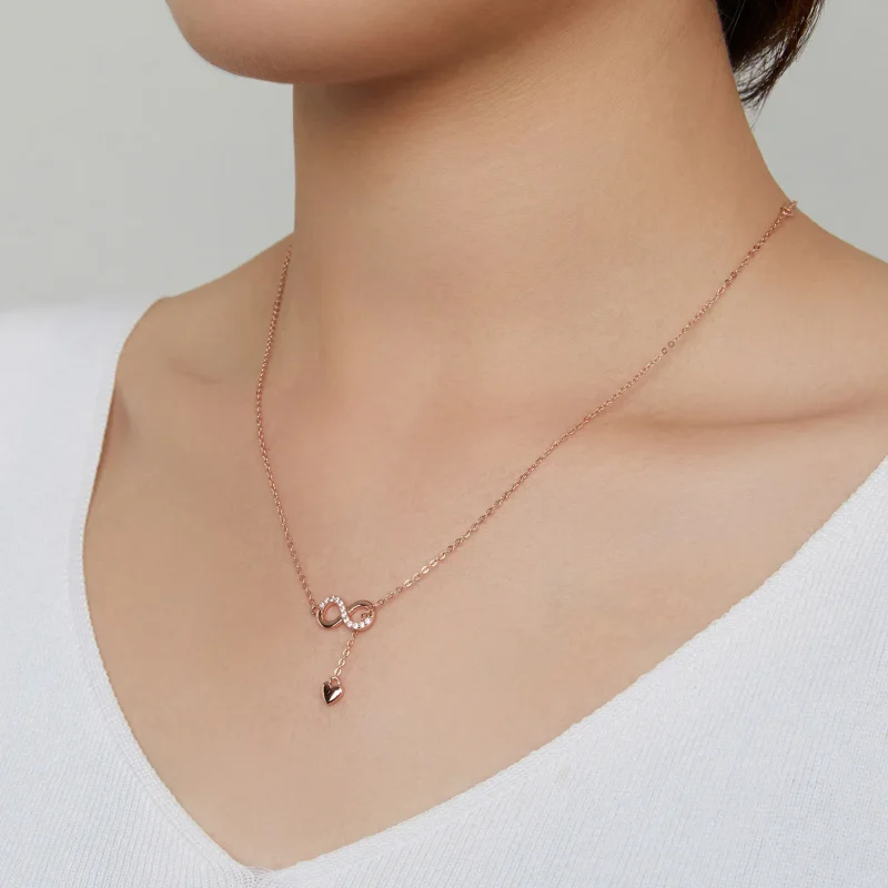 (image for) Forever Necklace Pandora Style - SCN223-C - View 5