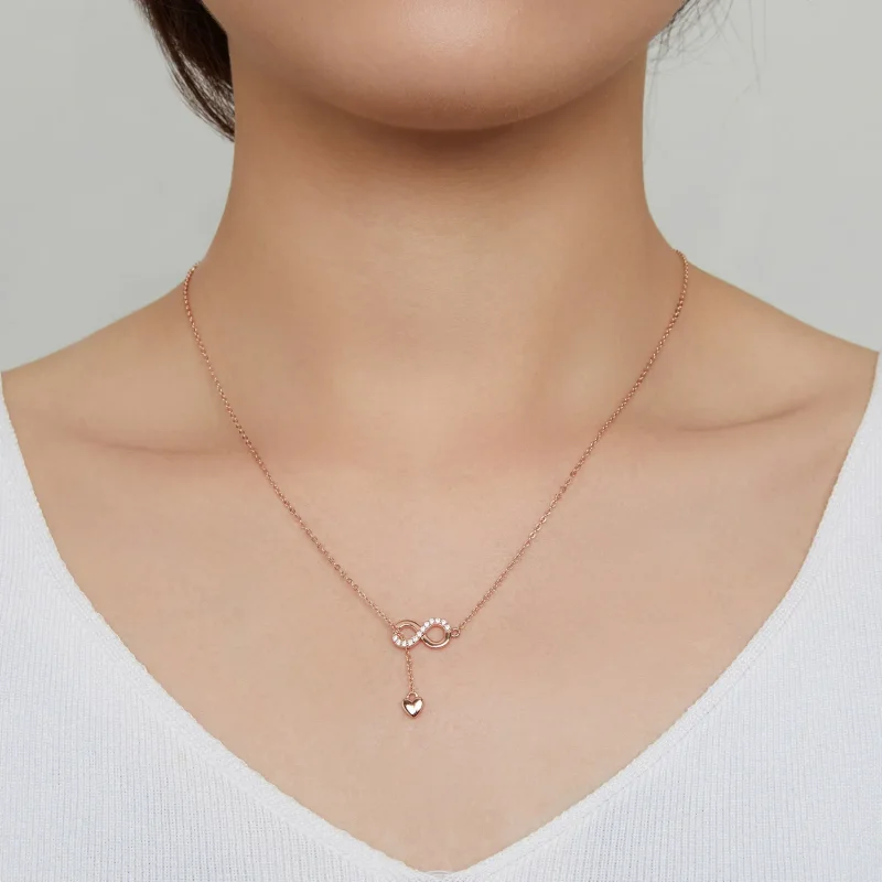 (image for) Forever Necklace Pandora Style - SCN223-C - View 6