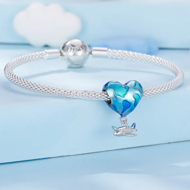 (image for) Globe Pandora Style Charm - SCC2481 - View 6