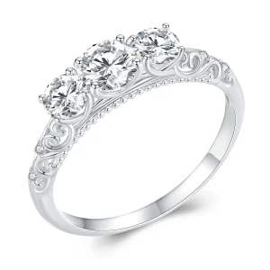 (image for) Pandora Style 3 Stone Ring - MSR009