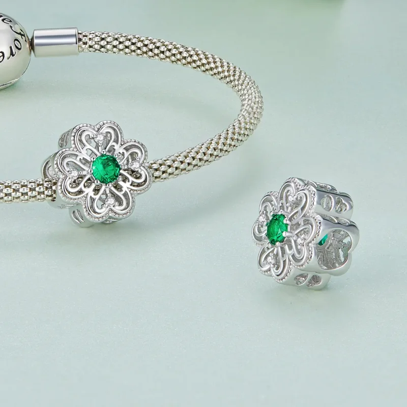 (image for) Pandora Style 4 Leaf Clover Charm - BSC759 - View 4
