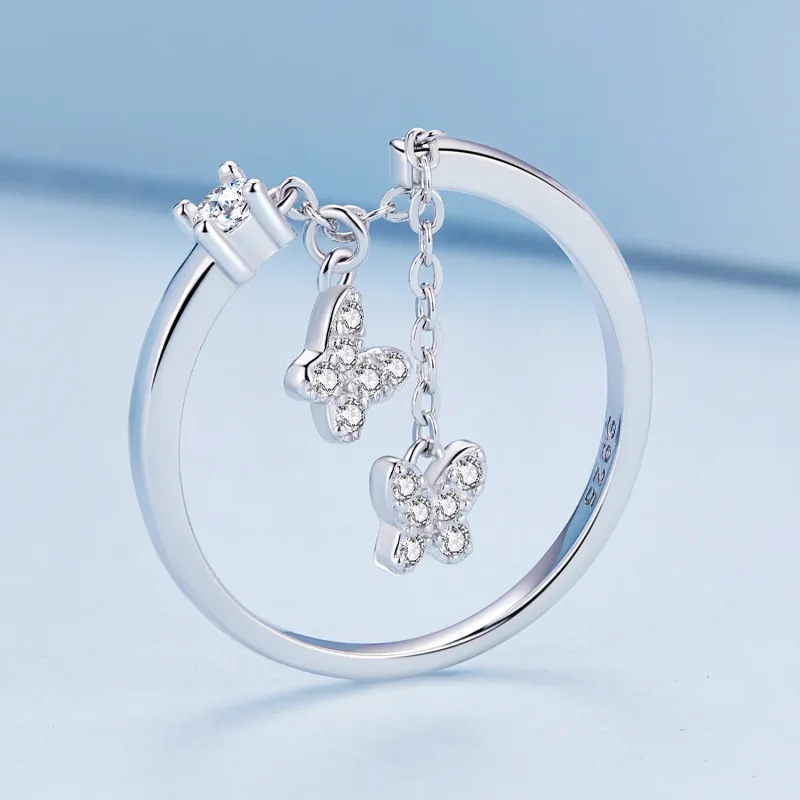 (image for) Pandora Style Adjustable Rings - BSR349 - View 3