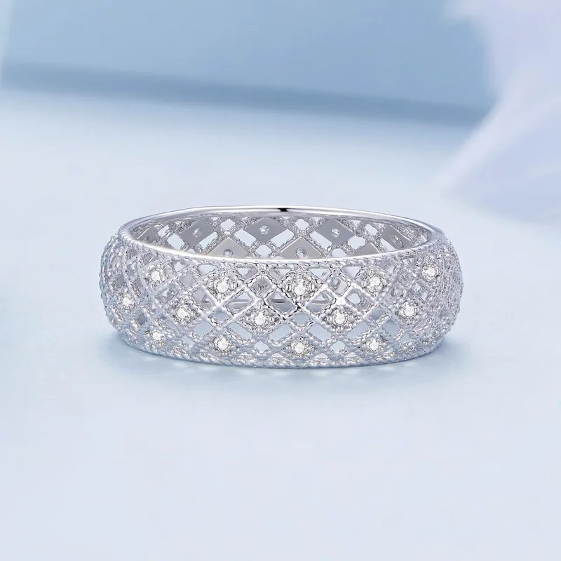 (image for) Pandora Style Band Ring - BSR333 - View 3