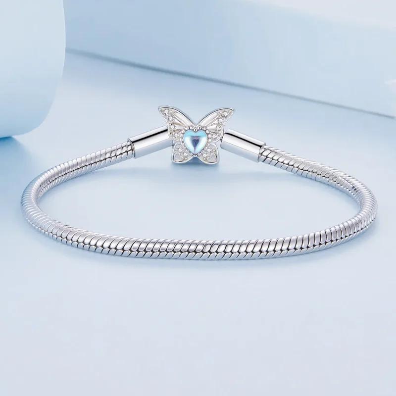 (image for) Pandora Style Butterfly Bracelet - BSB113 - View 2