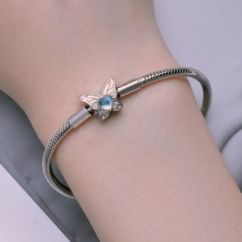(image for) Pandora Style Butterfly Bracelet - BSB113 - View 6