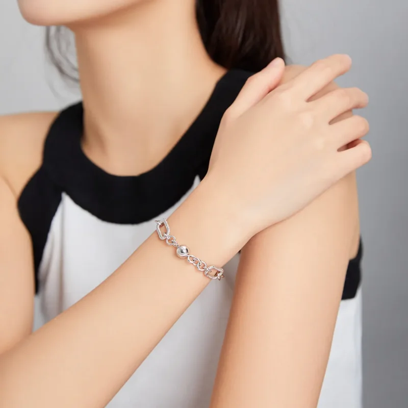 (image for) Pandora Style Chain Link Bracelet - BSB059 - View 7