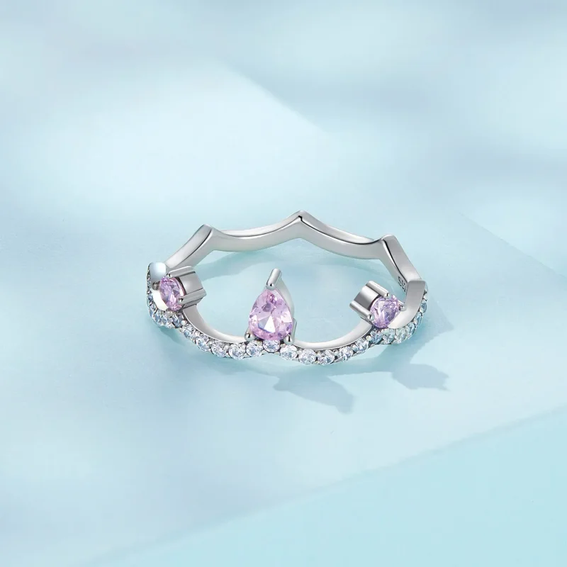 (image for) Pandora Style Crown Ring Silver - SCR888 - View 3