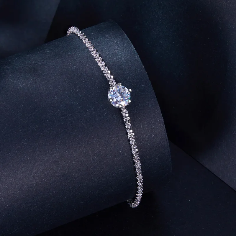 (image for) Pandora Style Diamond Bracelet - MSB006 - View 2