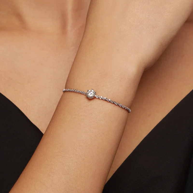 (image for) Pandora Style Diamond Bracelet - MSB006 - View 4