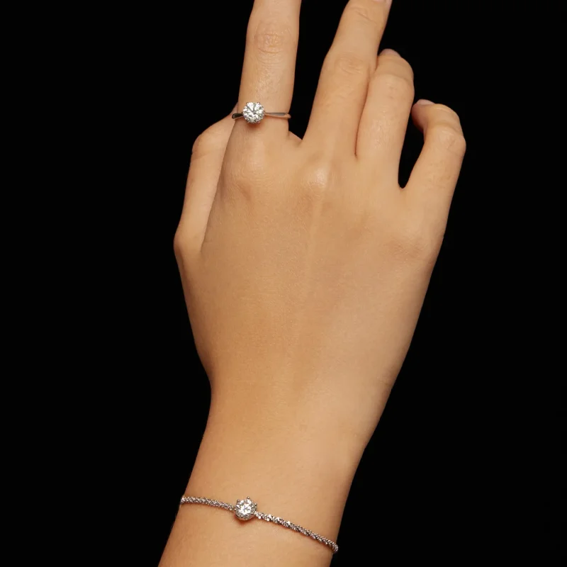 (image for) Pandora Style Diamond Bracelet - MSB006 - View 5