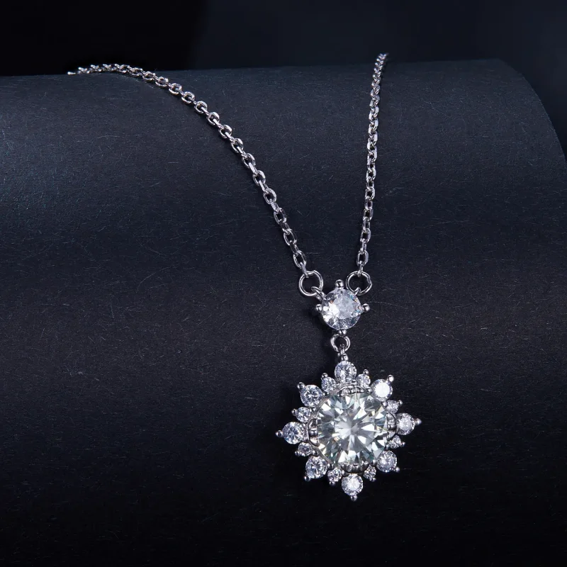 (image for) Pandora Style Diamond Necklace - MSN017 - View 2