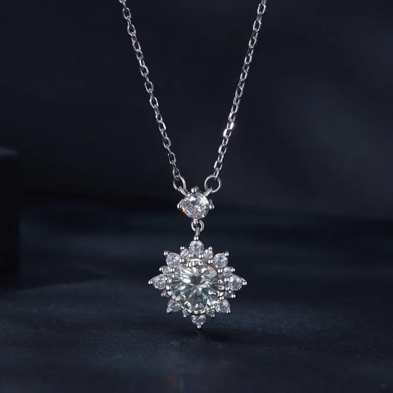 (image for) Pandora Style Diamond Necklace - MSN017 - View 3