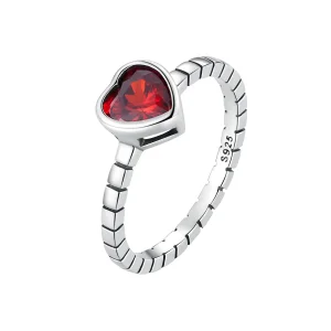 (image for) Pandora Style Elevated Heart Ring - SCR950