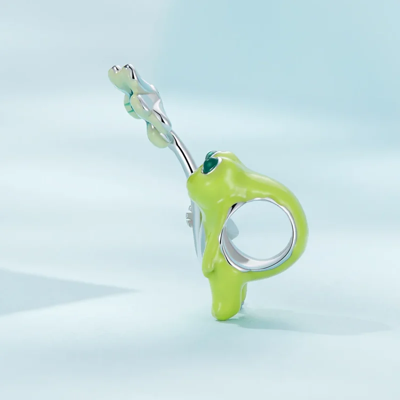 (image for) Pandora Style Frog Charm - SCC2488 - View 3