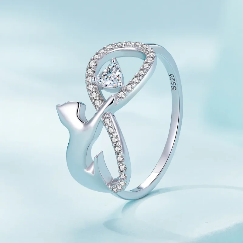 (image for) Pandora Style Infinity Knot Ring - SCR918 - View 2