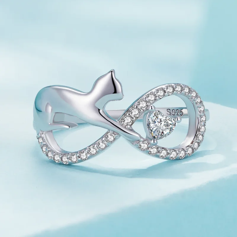 (image for) Pandora Style Infinity Knot Ring - SCR918 - View 3