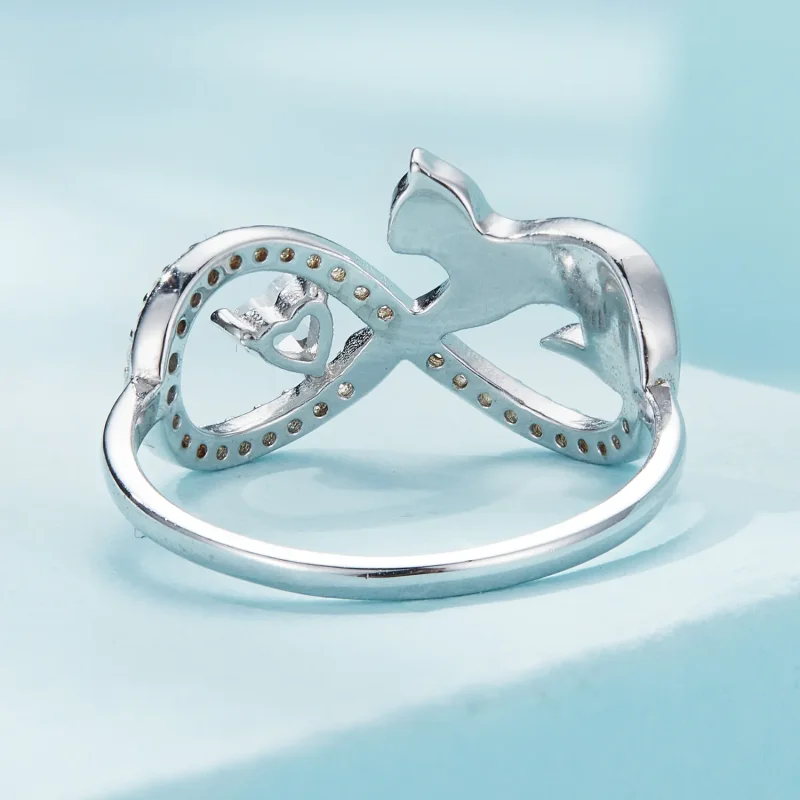 (image for) Pandora Style Infinity Knot Ring - SCR918 - View 4