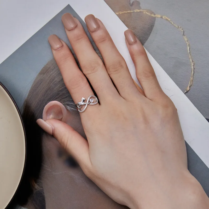 (image for) Pandora Style Infinity Knot Ring - SCR918 - View 7
