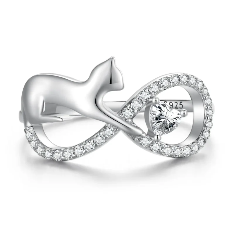 (image for) Pandora Style Infinity Knot Ring - SCR918 - View 8