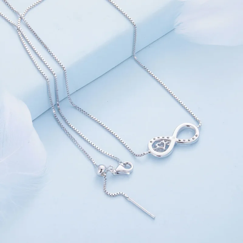 (image for) Pandora Style Infinity Necklace - BSN276 - View 4